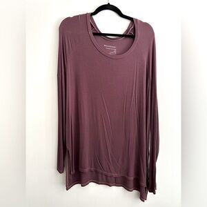 Cozy Plum Ribbed Long Sleeve